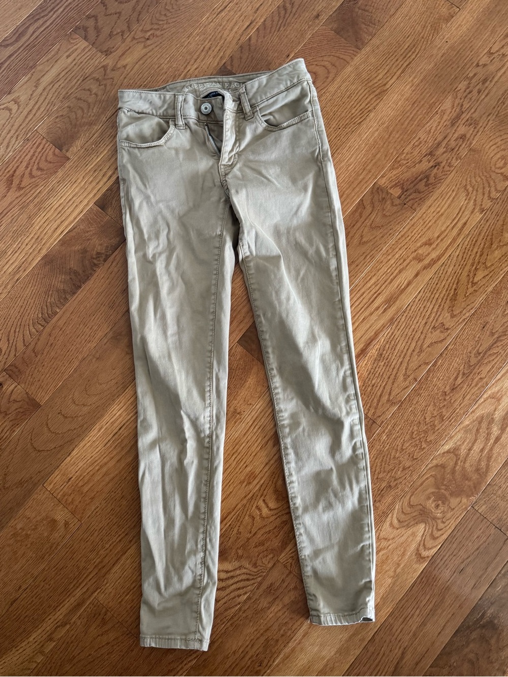 American Eagle Outfitters Khaki Stretch Pants